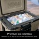 thumbnail image 5 of Cooler Ninja Outdoor FrostVault con ruedas de abedul de 65 cuartos de galón, beige, 5 of 8