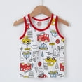 thumbnail image 5 of Ymyiu Undershirts for Toddler Boys Sleeveless Boys Kids Tank Tops Undershirts Sleeveless Crew Neck Tank Tops for Toddlers 4T 5T(Red, 4-5 Years), 5 of 5