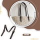 thumbnail image 5 of Bolso PU Cuero Flexibles Ropas Messenger Bag Straps Crossbody Pack Billet Decoración de la cartera Reemplazo Piezas DIY Accesorio 71cm Café oscuro 2pcs outscome AP004434-03, 5 of 7