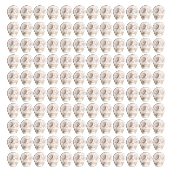 Sorrowso 120 Pcs Halloween Skeleton Mini Skulls Coloful Halloween Realistic Miniatures