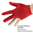 thumbnail image 4 of 3 Fingers Left/Right Hand Pool Gloves Snooker Billiard Pool Cue Glove, Red 8 Pack, 4 of 5