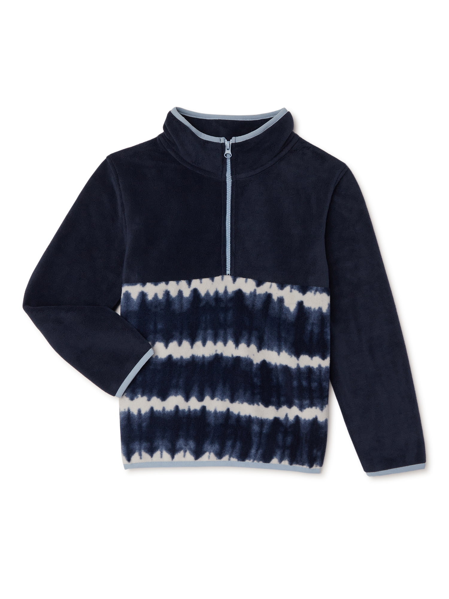 Essentials Boys Polar Fleece Quarter-Zip Pullover Jackets