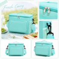 thumbnail image 2 of Insulated Reusable Lunch Bag Adult Large Lunch Box for Women and Men with Adjustable Shoulder Strap,Front Zipper Pocket and Dual Large Mesh Side Pockets, 2 of 6