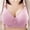 Hot Pink, variant on Push Up Everyday Bras Women's Fixed Cup Front Open Button Underwear Thin Style Gathering Breathable Bra Underwear Bras for Women Red 44