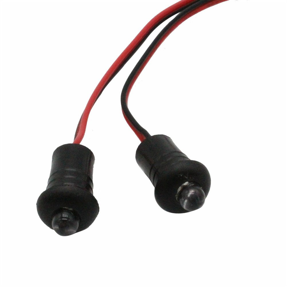 Portable 12V BLUE Flashing Dummy Fake Car Alarm Dash Mount LED Light