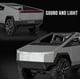 thumbnail image 4 of 1:24 Tesla Cybertruck Truck Alloy Toy Car Model Diecasts Vehicles Pickup Motorcycle Car Decoration Kid Boys Toys Christmas Gifts, 4 of 5