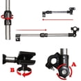thumbnail image 6 of VONTER Adjustable Umbrella Mount Holder No Need Any Tooling to Attach Umbrella Clamp, Umbrella Connector Holder to Wheelchairs, Walker, Rollator, Bike, Pram, Stroller,Universal Umbrella Mount Holder, 6 of 9