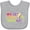 AC-Heather Grey, variant on Inktastic My 1st April Fools Day with Jester Hat Boys or Girls Baby Bib