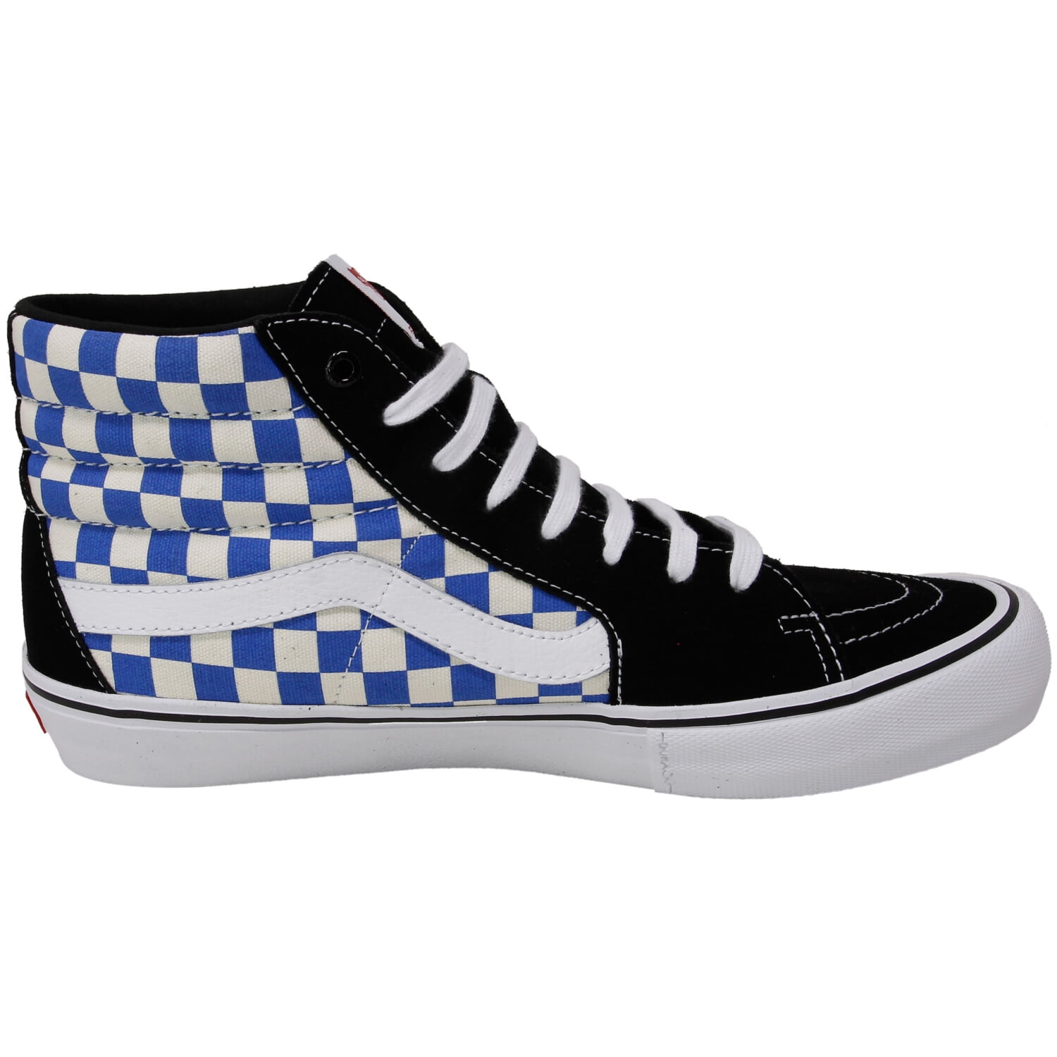 Vans sk8-hi pro black e amp; white checkered skate cheap shoes