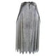 thumbnail image 5 of Capa de bruja, accesorio de cosplay, poncho gótico de mago para fiestas de adultos, celebración espeluznante Negro Plata, 5 of 9