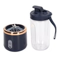 thumbnail image 3 of Licuadora portátil de 400 ml, 6 cuchillas, 22000 rpm, 1500 mAh, de grado alimenticio, PCTG, carga USB, para viajes, frutas, verduras y café., 3 of 14