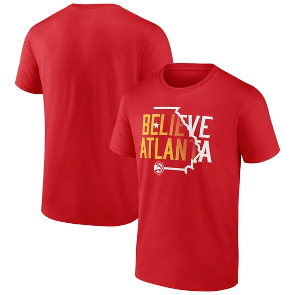 Men's Red Atlanta Hawks Team Pride T-Shirt