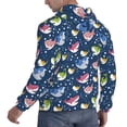 thumbnail image 3 of Hoodies for Men - Colorful cartoon shark Long Sleeve Comfrt Men'S Fashion Hoodies & Sweatshirts, Sweatshirts for Men Hoodies Pullover Clothing Clothes with Pouch, 3 of 7