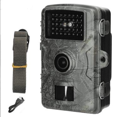 Robinsun 36MP Mini Trail Camera,1080P Hunting Trail Camera with No Glow 940nm Night Vision Motion Activated IP66 Waterproof,80ft Illumination Range Hunting Game Cam for Wildlife Monitoring