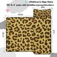 thumbnail image 5 of Yellow and Brown Of Leopard Print Toddler Nap Mats for Kids Preschool,Sleeping Mat Bag or Kids,Toddler Sleeping Bag,Toddler Nap Mat or Daycare, 5 of 6