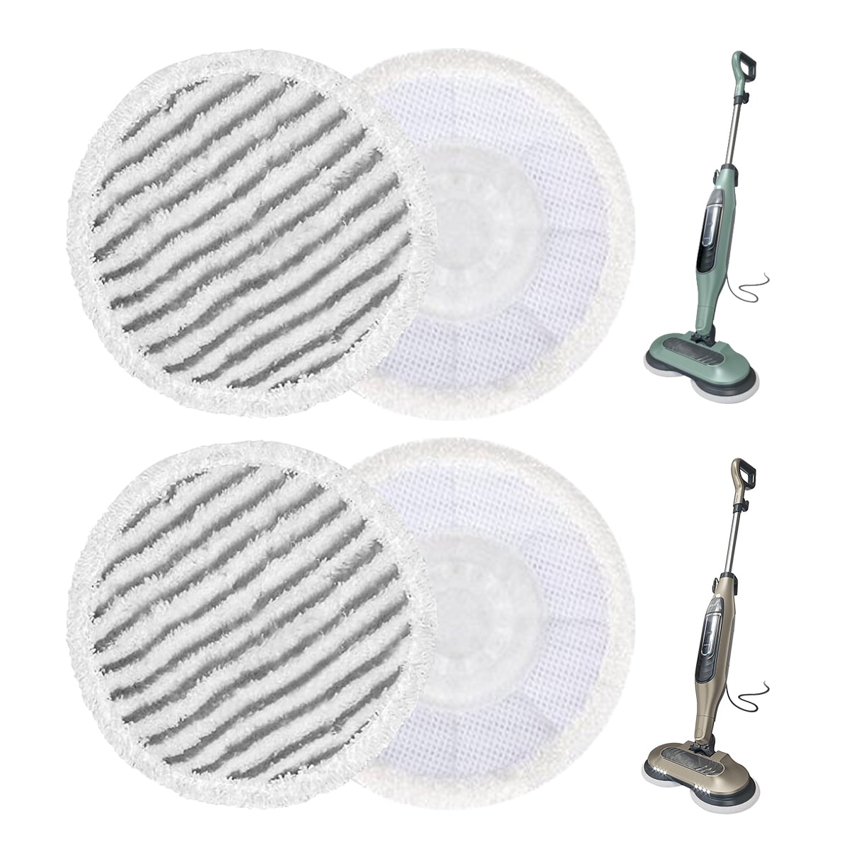 4 Pack S7000AMZ Pads Replacement Compatible with Shark S7000