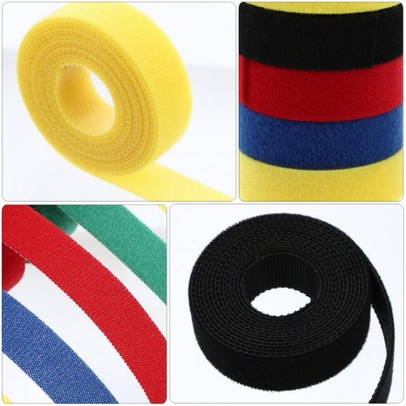 Luxshiny Hook and Cable Straps, Assorted Colors Wire Ties for Home and Office Solutions