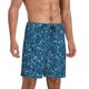 thumbnail image 2 of Fotbe Blue Glitter Pantalones Cortos de Pijama para Hombre, Ropa de Dormir, Pantalones de Pijama Cortos para Hombre-Small, 2 of 6