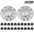 thumbnail image 6 of CROSSDESIGN Front Wheel Covers Hub Axle Semi Plastic ABS Pair 33mm Nut Covers 1-Pair Hub Cap, 6 of 10