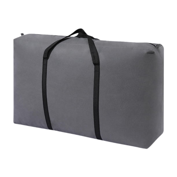 Bolsa de mudanza, bolsa de lona, contenedor de almacenamiento versátil con cremallera, organizador de almacenamiento de embalaje portátil para ropa de L