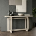 thumbnail image 3 of Evelyn&Zoe Modern/Contemporary 55" Wide Alder White Console Table, 3 of 7