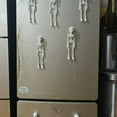 thumbnail image 4 of 3D Skeleton Magnets for Fridge,Unique Funny Full Body Skeleton Fridge Magnets with Movable Joints for Kitchen, Office and Locker Halloween Decoration (White), 4 of 7