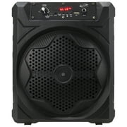 iLive Bluetooth Wireless LED Light Effects Party Speaker, ISB200B, Black