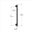 thumbnail image 3 of barra seguridad 24 pulgadas negro mate carmichael, 3 of 3