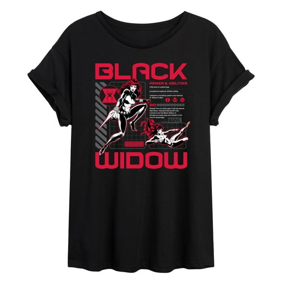 Marvel - Bw Dark Digital - Women's Oversized Graphic T-Shirt