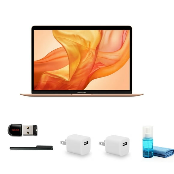 Apple MacBook Air 13 Inch with Retina (256GB, Gold, Early 2020) with Cleaning Kit
