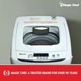 Magic Chef 0.9 cu. ft. Compact Portable Topload Washer, White