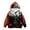 Orange1, variant on Kids Halloween Graphic Print Pullover Hoodie, Long Sleeve Hooded Sweatshirt with Pocket, Regular Fit Spooky Top for Boys Girls Fall Winter Daily Outdoor Party(Green,6-7 Years)