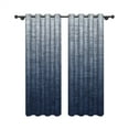 thumbnail image 3 of Aofoto Room Darkening Blackout Curtains,Blue Gradient Window Curtains for Kitchen Bedroom, 2 Panels, 52x84 inches, 3 of 6