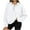 White, variant on Hoodies for Women 2025 Trendy Fall V Neck Button Down Long Sleeve Solid Color Fall Winter Pullover Sweatshirts Tops,Black,S