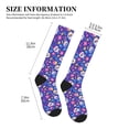 thumbnail image 5 of Bixox colorful Skull flower leaf Print Compression Socks,Compression Socks Women & Men Circulation for Medical,Running,Athletic, 5 of 7