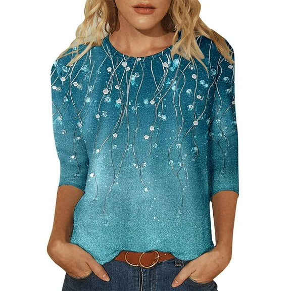 Tops for Women Trendy Ladies Summer T Shirts Girls Blouse Womens Winter Fashion Tops Ladies Dress Blouses Fitted Baseball Tees Women Summer Blouse Lightweight Silk Button down Shirts Crazy Navy 2XL