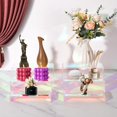 thumbnail image 2 of Jolboldy Acrylic Display Riser, 6 Pcs 9" Rectangular Stands (Iridescent-6pcs), 2 of 8