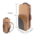 thumbnail image 2 of Bolsa ligera para saxofón con correa Estuche protector de transporte Estuche para saxofón Estuche acolchado grueso con bolsillo CUTICAT Estuche para saxofón, 2 of 8