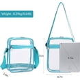 thumbnail image 2 of Clear Messenger Bag for Work & Business Travel for Men & Women, Stadium Approved, 2 of 6