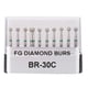 thumbnail image 1 of Fresas de diamante para odontología, 10 piezas, fresas de diamante de acero inoxidable para odontología, fresas de diamante diseñadas para precisión, 1 of 8