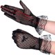 thumbnail image 2 of Un par de guantes negros para el sol de verano para mujer, guantes ceremoniales de encaje negro con lazo de malla, guantes de boda oso de fresa Electrónica, 2 of 3