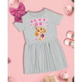 thumbnail image 4 of Birthday Girl Paw Patrol Skye 3rd Dress Infant Toddler Fine Jersey Dress 3T Gray, 4 of 5