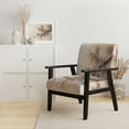 thumbnail image 2 of Designart "Pink And Plum Cherry Blossom Branch V" Upholstered Modern & Contemporary Accent Chair and Modern & Contemporary Arm Chair - Multiple Color & Pattern, 2 of 7