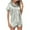 Mint Green, variant on FRSASU Plus size Pajamas Women's Homewear Short-Sleeve Tops Shorts Color Night Pajamas Suits White 10(XL)
