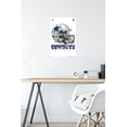 thumbnail image 4 of NFL Dallas Cowboys - Drip Helmet 20 Wall Poster, 14.725" x 22.375", 4 of 4