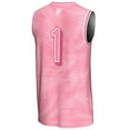 thumbnail image 3 of Unisex GameDay Greats #1 Pink Bowling Green St. Falcons Lightweight Basketball Fashion Jersey, 3 of 4