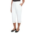 thumbnail image 3 of Alfred Dunner Womens Petite Lace Dotted Trim Capri, 3 of 4