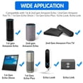 thumbnail image 6 of LotFancy Power Adapter for Echo 1st and 2nd Gen, Fire TV 2nd Generation, Echo Cord, 15 Volts, 6 of 10
