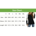 thumbnail image 3 of Womens Long Sleeve Tops Casual Color Block Tunic Loose Fit Shirts, 3 of 3