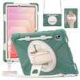 thumbnail image 1 of Funda para Samsung Galaxy Tab Tab S11 (11 pulgadas) 2025 SM-X730/SM-X736B, funda protectora a prueba de golpes para niños con soporte para lápices, correa de mano giratoria 360 y soporte, correa de, 1 of 9